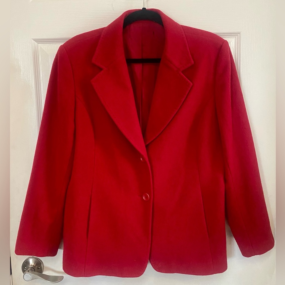 Cashmere/wool blazer